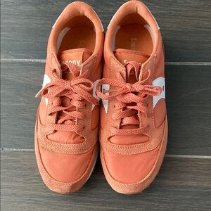 Saucony Women's Sneakers in Orange and White
